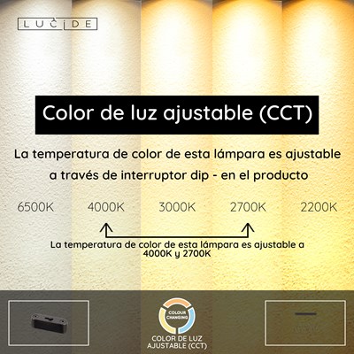 Lucide JOAKIM - Lámpara colgante - LED Regul. - CCT - 12x7W 2700K/4000K - Con módulo LED reemplazable - Café | Premium